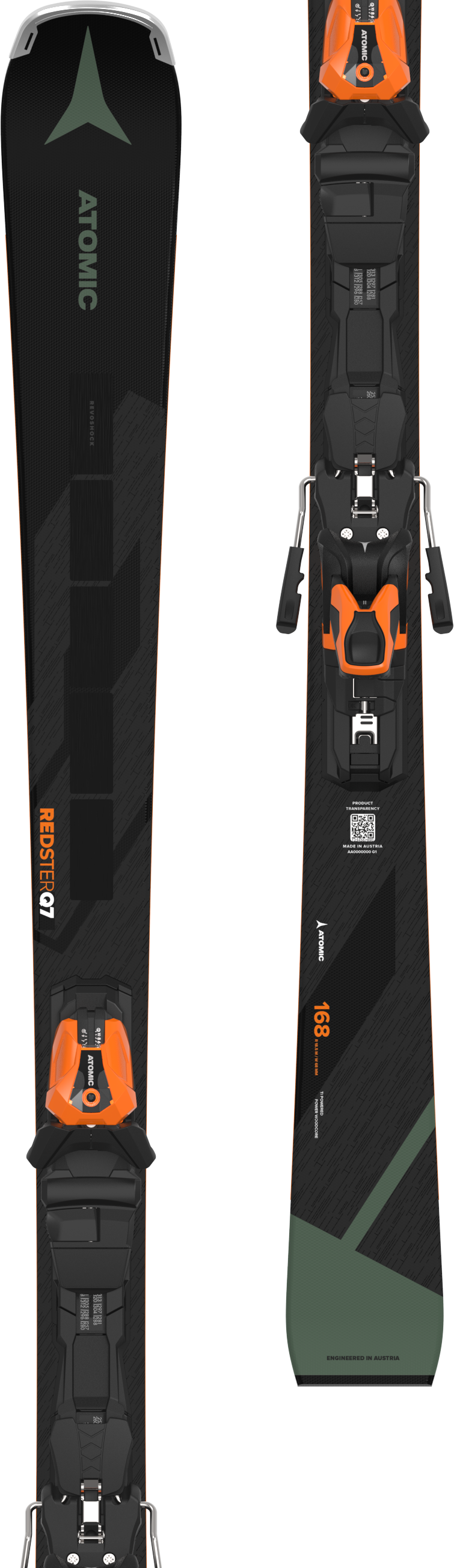 Atomic Redster Q7 Revoshock C + Bindung MI 12 GW 25/26 Ski mit Bindung