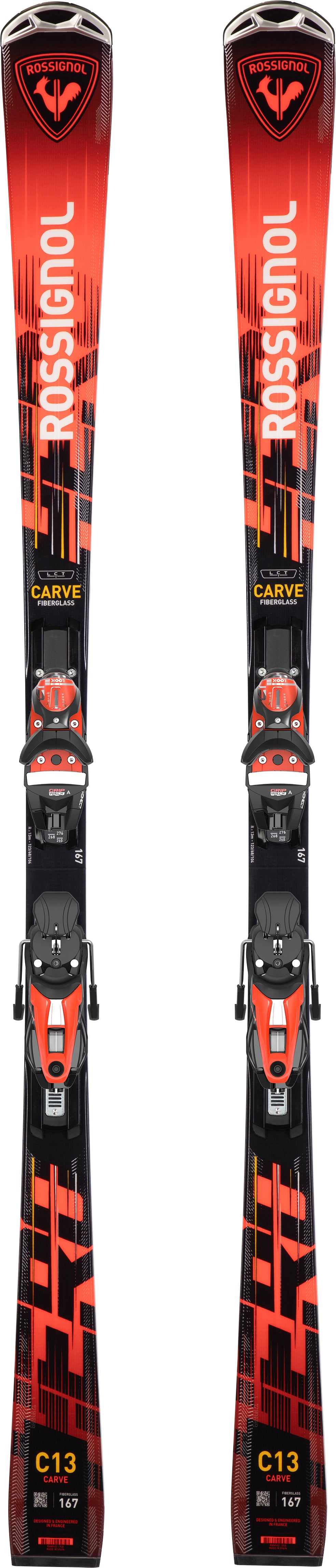 Rossignol Ski Hero Carve + Bindung Look NX 12 25/26 Ski mit Bindung