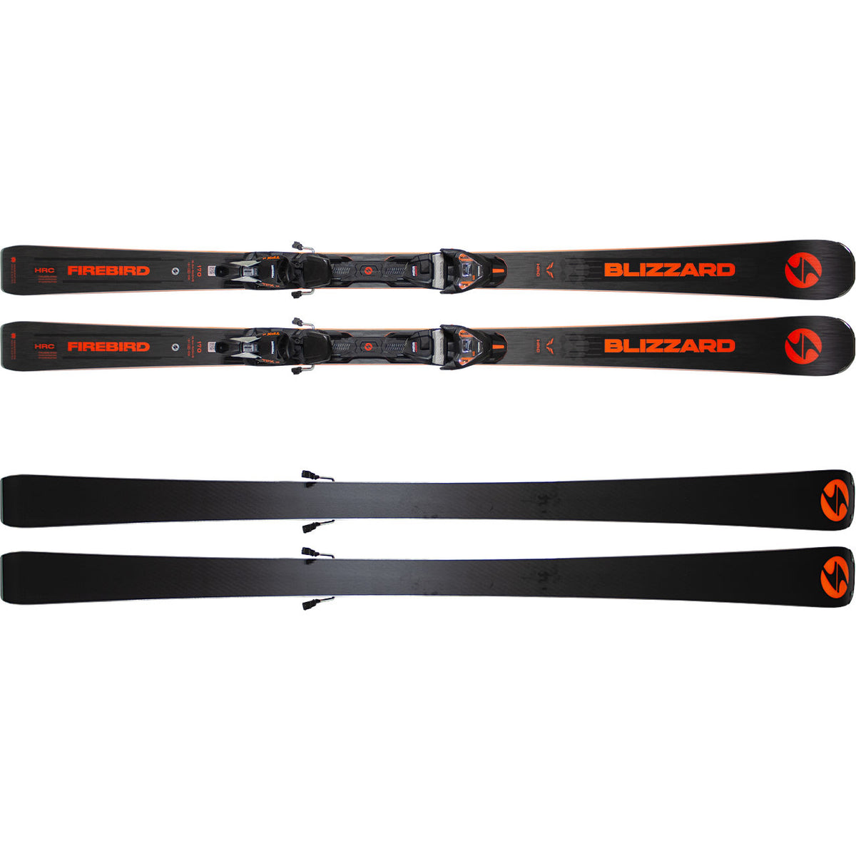 Blizzard Firebird HRC schwarz/anthrazit – Gesamtansicht mit TPX 12 Demo
