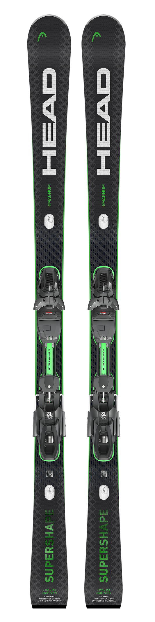 Head Supershape e-Magnum 25/26 + Bindung Tyrolia PRD 12 GW Ski mit Bindung