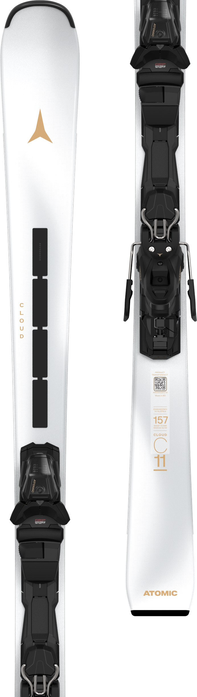 Atomic Cloud C11 Revoshock Light + Bindung M 10 GW 25/26 Ski mit Bindung