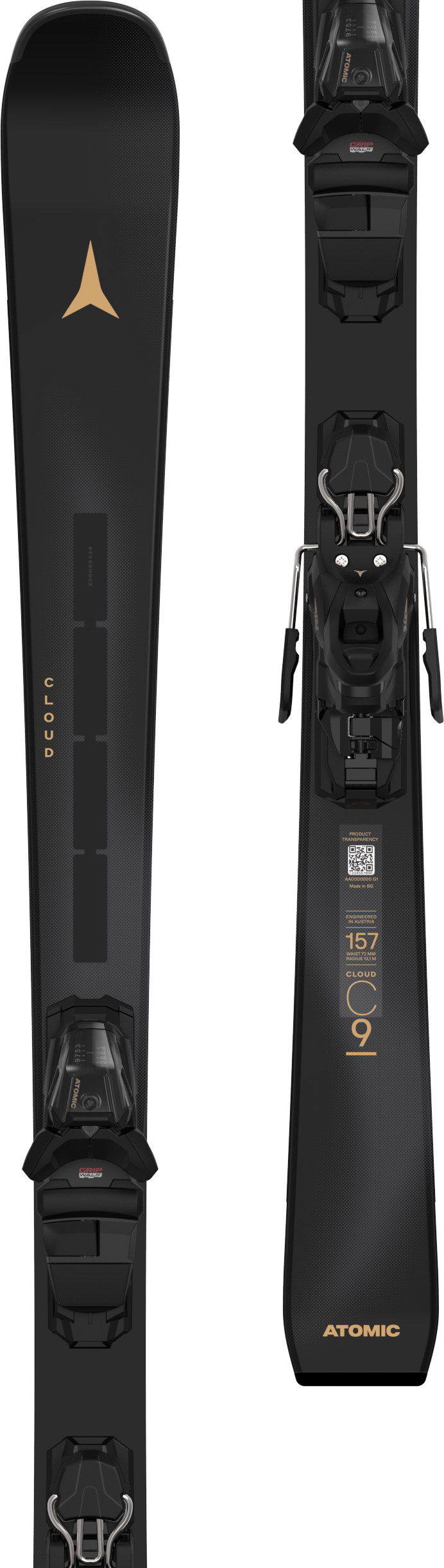 Atomic Cloud C9 Revoshock Light + BINDUNG M 10 GW 25/26 Ski mit Bindung