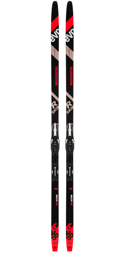 Rossignol Evo XC 55 R-Skin (Fell) + Bindung Race Classic 22/23 Classic Ski Set (Ski+Bindung)