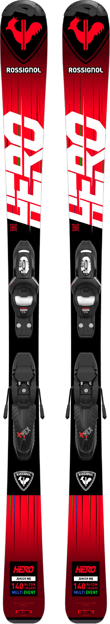 Rossignol Hero JR + Bindung KID 4 23/24 Kinderski mit Bindung